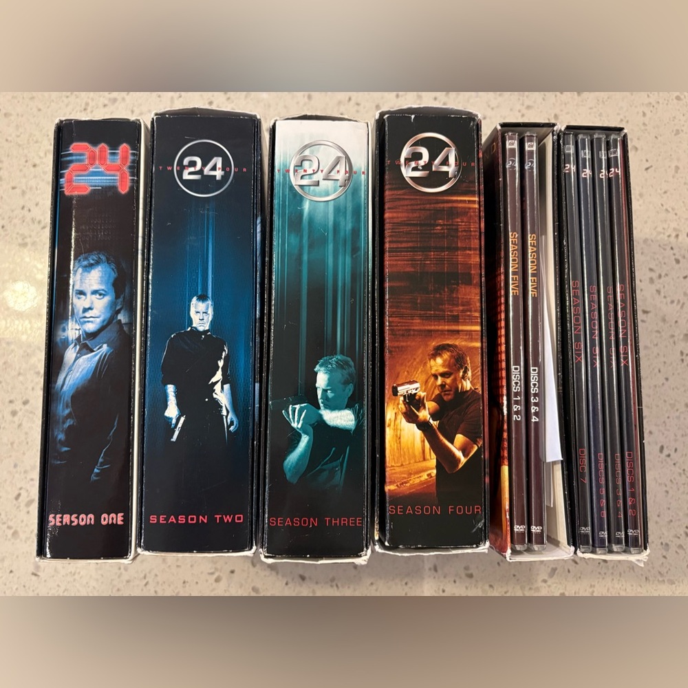 24 Seasons 1-6 box sets